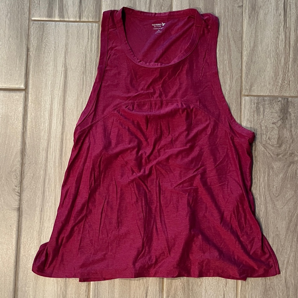 Old Navy Deep Red Tank Top- Small